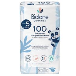 Biolane couches naturelles 40 couches taille 5 (11-25 Kg)