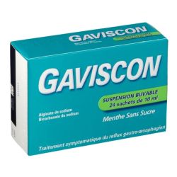 Gaviscon suspension buvable goût menthe 24 sachets