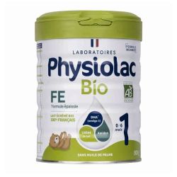 Physiolac lait en poudre 1 formule épaisse Bio de 0 à 6 mois 800g
