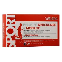 Weleda sport bien-être articulaire, mobilité 45 comprimés
