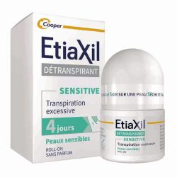 Etiaxil détranspirant déodorant roll-on Sensitive 4 jours peaux sensibles 15ml