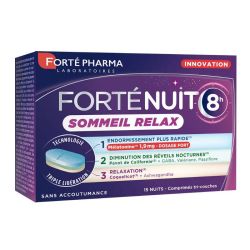 Forté Pharma Forté Nuit 8h sommeil Relax 15 comprimés