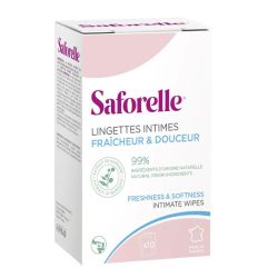 Saforelle Lingettes Intimes 10 Lingettes Individuelles