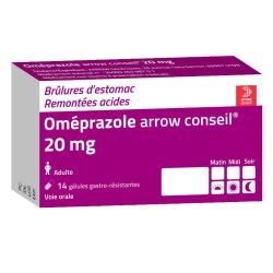 Arrow Oméprazole 20mg 14 gélules