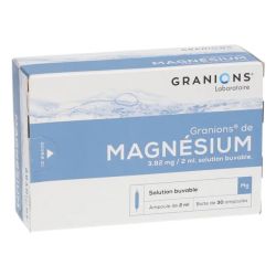 Granions Magnésium oligoélément 30 ampoules buvables