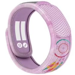 Parakito bracelet anti-moustiques rechargeable adulte Graphic violet + 2 recharges