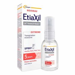 Etiaxil détranspirant extreme peaux ,normales corps spray 30ml