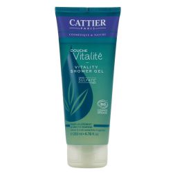 Cattier Gel douche vitalité sans savon Parfum cédrat criste marine 200 ml