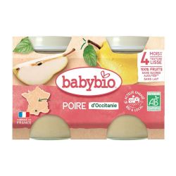 Babybio Petit pot Poire Williams 2x130g