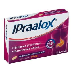 Ipraalox pantoprazole 20mg 14 comprimés