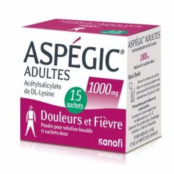 Aspegic 1 000mg adultes 15 sachets