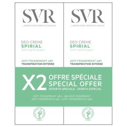 Spirial crème déodorant anti-transpirant 2x50ml