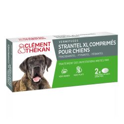Clément Thékan Strantel Vermifuge Chien XL 2 comprimés