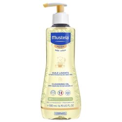 Mustela Bébé huile lavante à l'avocat bio 500ml