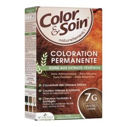 3 Chênes Color & Soin coloration permanente 7GC blond doré cuivré