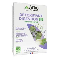 Arkofluides Artichaut Fenouil Bio, 20 ampoules de 10 ml