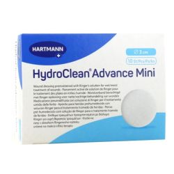 Hartmann HydroClean Advance mini rond 3cm boite 10 pansements