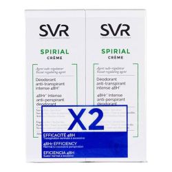Spirial crème déodorant anti-transpirant 2x50ml