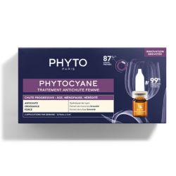 Phytocyane Traitement Antichute Progressive Femme 12 x 5 ml