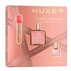 Nuxe Huile Prodigieuse Coffret Noël L'Infiniment Glow en rose 68ml