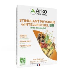 Arkofluides BIO Stimulant Physique et intellectuel 20 Ampoules