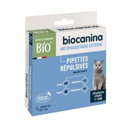 Biocanina Pipettes Répulsives Chaton Chat Bio 3 pipettes