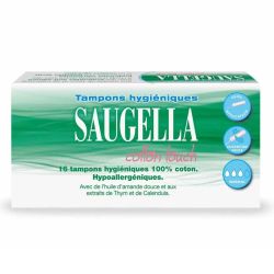 Saugella Cotton Touch Tampons Hygiéniques Flux Normal 16 tampons