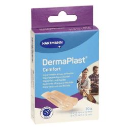 Hartmann Dermaplast Comfort pansement 2 tailles 20 pansements