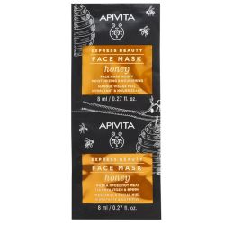 Apivita Express Beauty masque visage hydratant et nourrissant au Miel 2x8ml