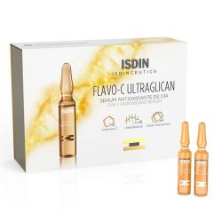 Isdin Flavo-C Ultraglican Sérum visage antioxydant à la vitamine C 30x2ml