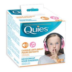 Quies casque anti-bruit protection auditive enfants vert