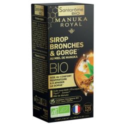 Santarome Sirop Bronches & Gorge au Miel de Manuka Bio 125 ml