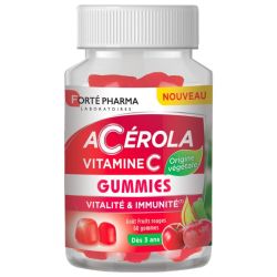 Forté Pharma Acerola Vitamine C vitalité et immunité 60 gummies