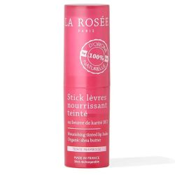 La Rosee stick lèvres nourrissant teinté framboise rechargeable au beurre de karité bio 4.5g