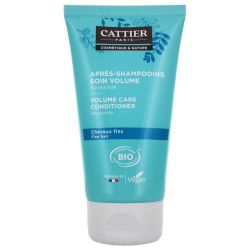 Cattier après-shampooing cheveux fins soins volume bio 150 ml