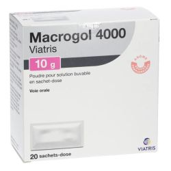 Macrogol 4000 orange-pamplemousse 20 sachets