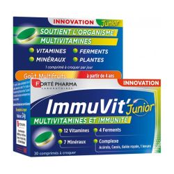 Forté Pharma ImmuVit' Junior 30 Comprimés à Croquer
