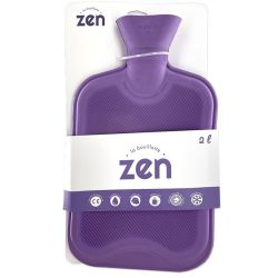 Bouillotte traditionnel en caoutchouc naturel 2L - Lavande