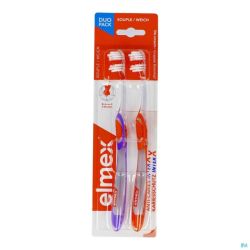 Elmex brosse à dents protection caries souple x2