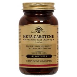 Solgar bêta-carotène 60 gélules