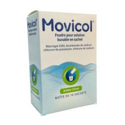 Movicol poudre solution buvable citron 10 sachets