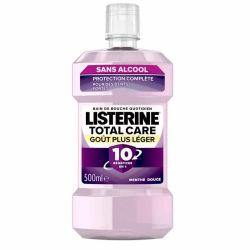 Total Care bain de bouche menthe douce goût plus léger 500ml
