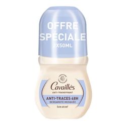 Cavaillès Absorb+ 48h déodorant roll-on anti transpirant 2x50ml