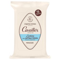 Cavaillès Lingettes Intimes Hydratant 15 lingettes