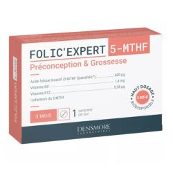 Densmore Folic Expert 5-MTHF préconception et grossesse 90 comprimés