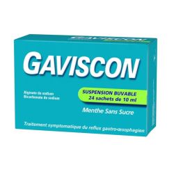 Gaviscon suspension buvable goût menthe 24 sachets