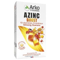 Azinc Boost Energie Booster effervescent 20 comprimés