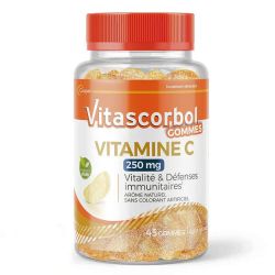 Vitascorbol vitamine C 250mg 45 gommes