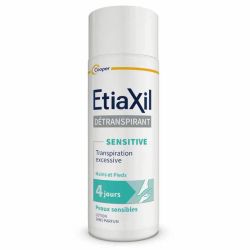 Etiaxil Sensitive détranspirant  peaux sensibles pieds 100ml