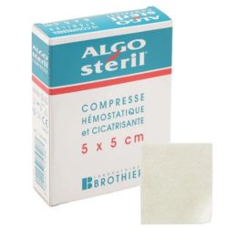 Algostéril compresse stérile 5 X 5cm boite de 10 compresses